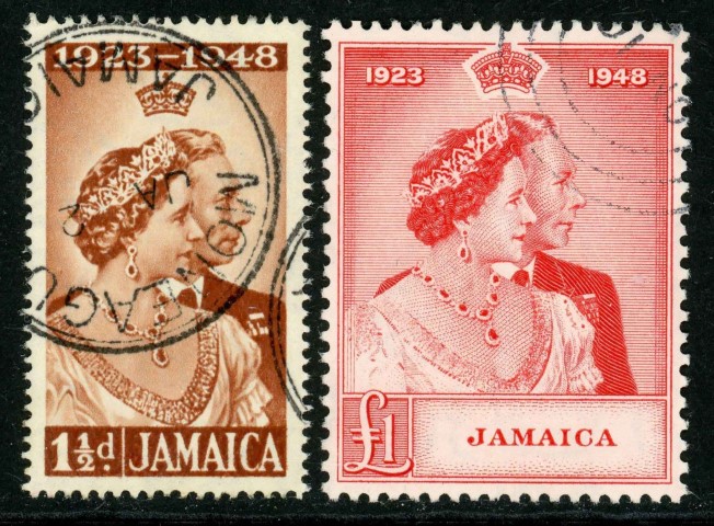 Jamaica 1948 SG.143-144 F/U (1)