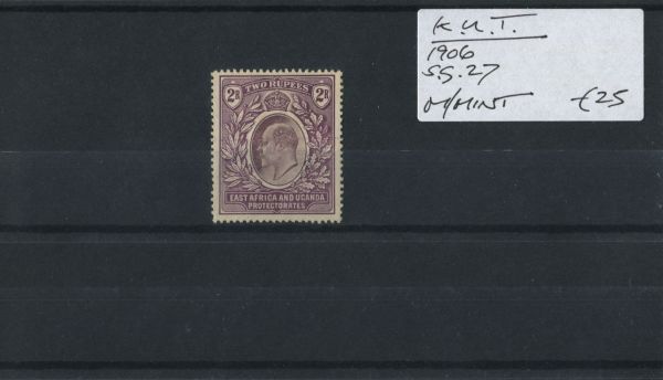 K.U.T. 1906 SG.27 M/M (Lot 2)