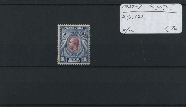 K.U.T. 1935-37 SG.122 F/U