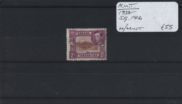 K.U.T. 1938 SG.146 M/M (Lot 2)