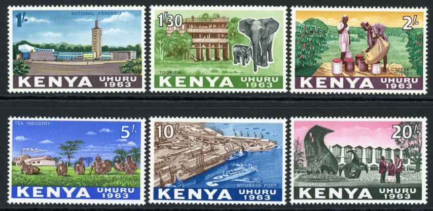 Kenya 1963 SG.1-14 U/M