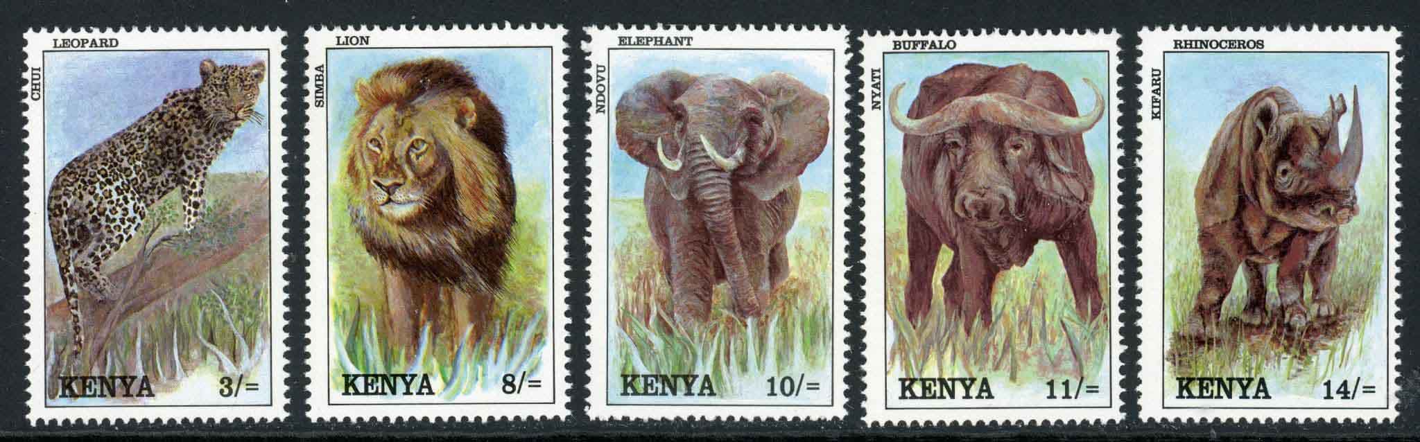 Kenya 1992 SG.570-574 U/M