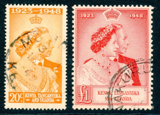 Kenya, Uganda & Tanganyika 1948 SG.157-158 F/U