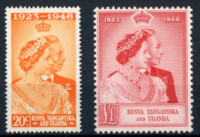 Kenya, Uganda & Tanganyika 1948 SG.157-158 U/M