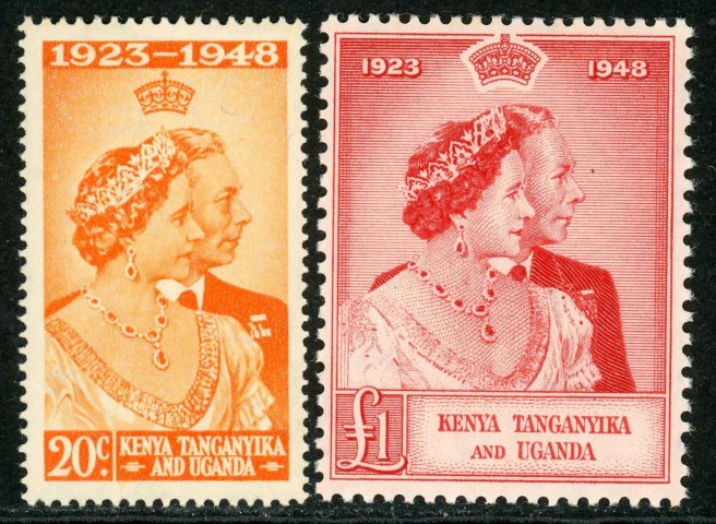 Kenya, Uganga & Tanganyika 1948 SG.157-158 U/M