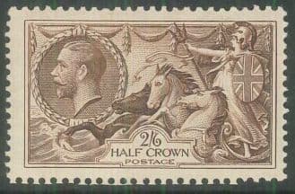 KGV Re-engraved Sea Horses SG450-452 (2/6d-10/-) Good-Fine Used (Ref ES118)