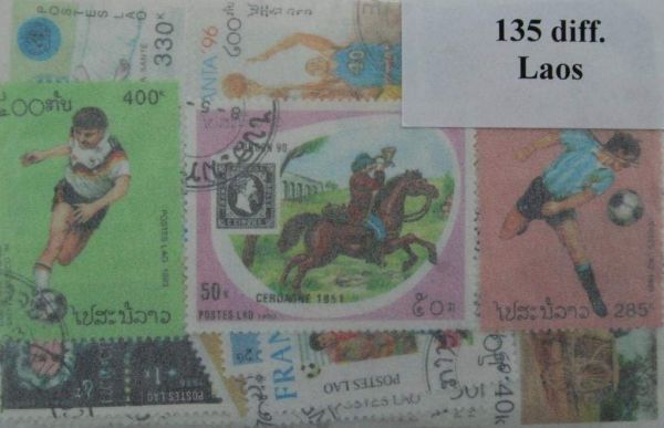 Laos 135 Stamps (ww115a)