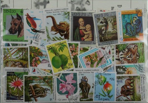 Laos 50 Stamps (913)