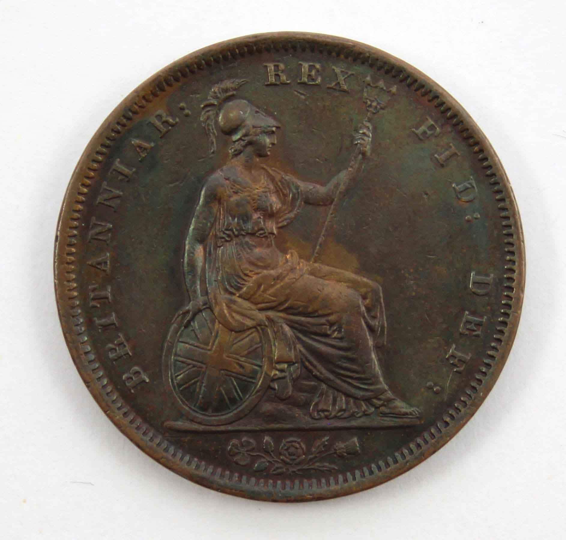 1826 George IV Penny