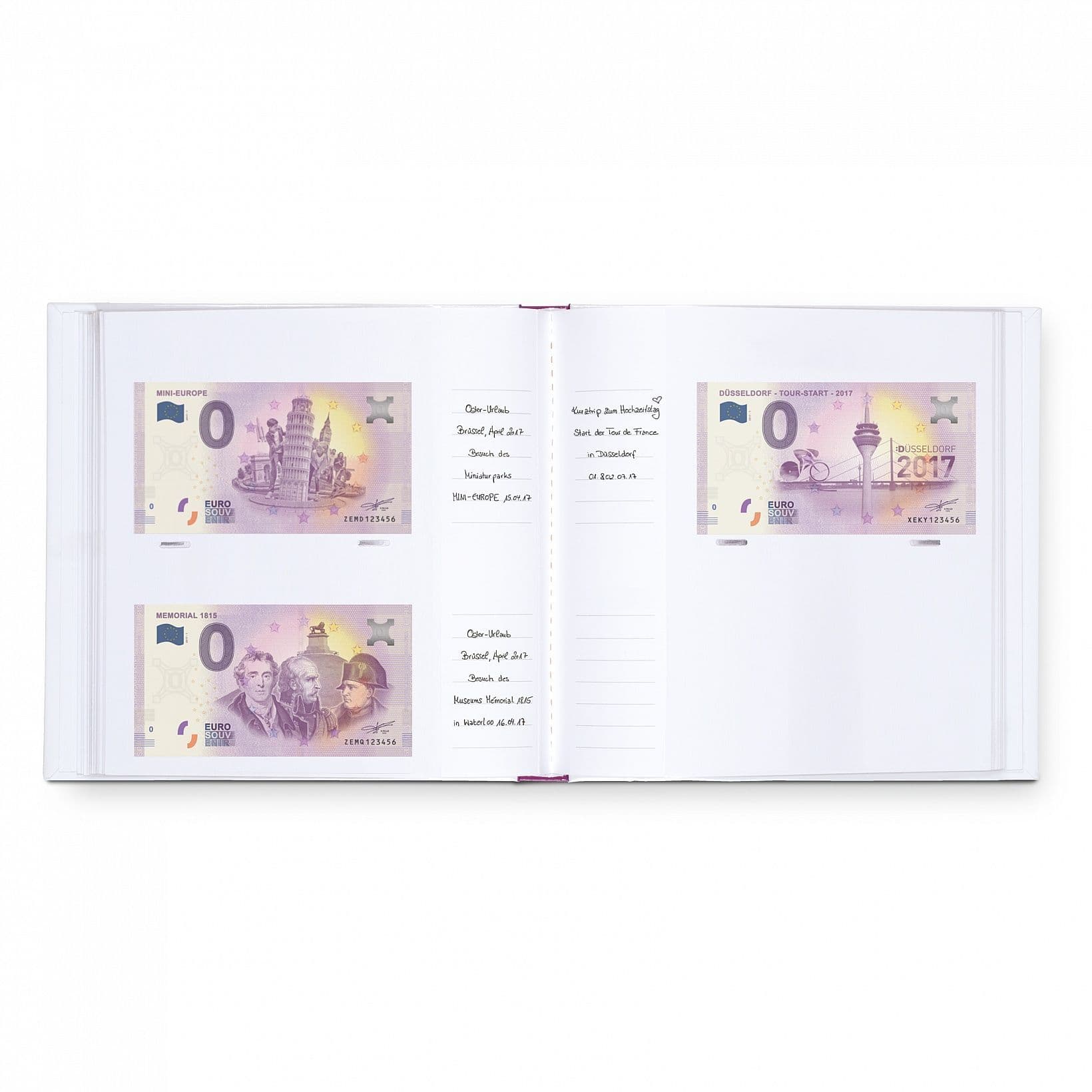 Album For 200 Euro Souvenir Banknotes