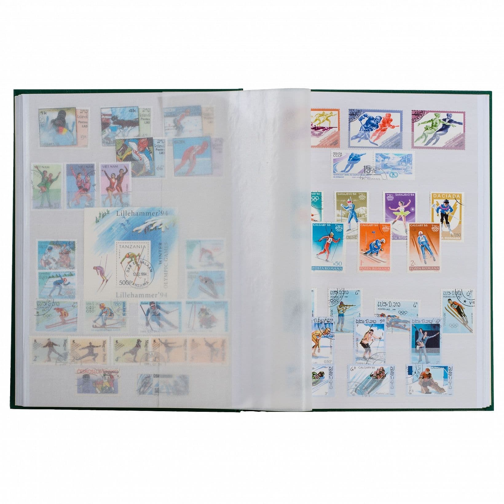 BASIC, White Page, Hard Cover Stockbook