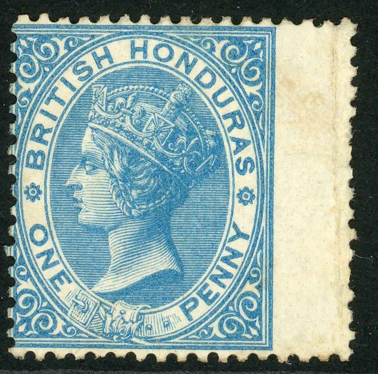 British Honduras 1865 SG.1 M/M (1)