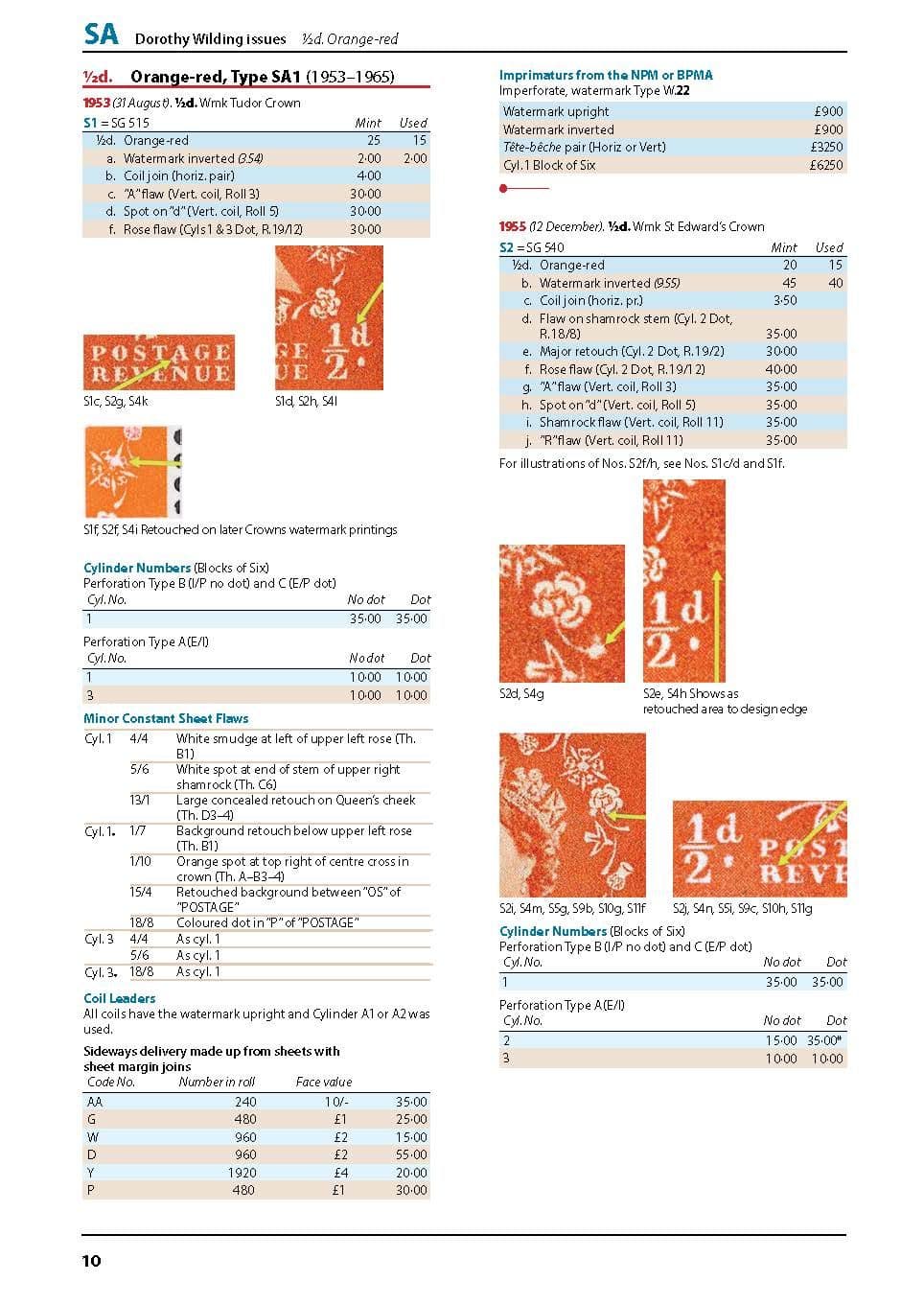 GB Specialised Stamp Catalogue QEII Pre-Decimal 13th Ed.