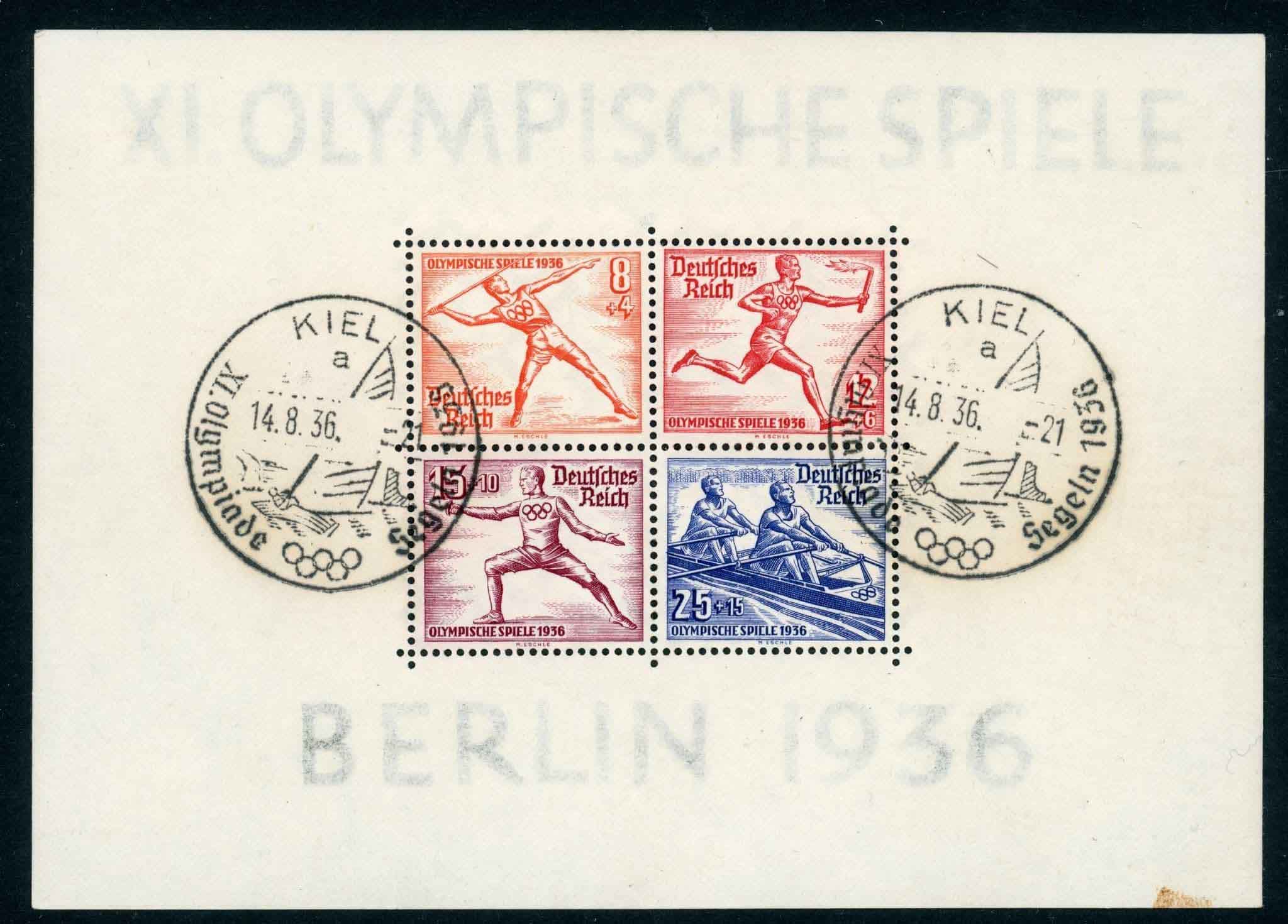 Germany 1937 SG.MS613a U/M (2 sheets)