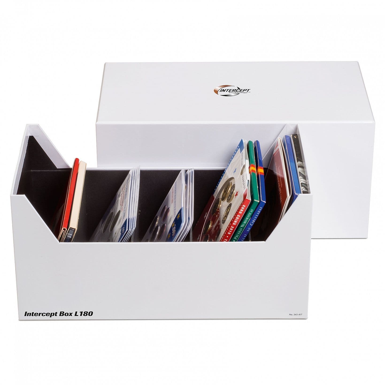 Intercept L 180 Box For Coin Sets, Postcards, Letters And Documents Up To 80x160mm