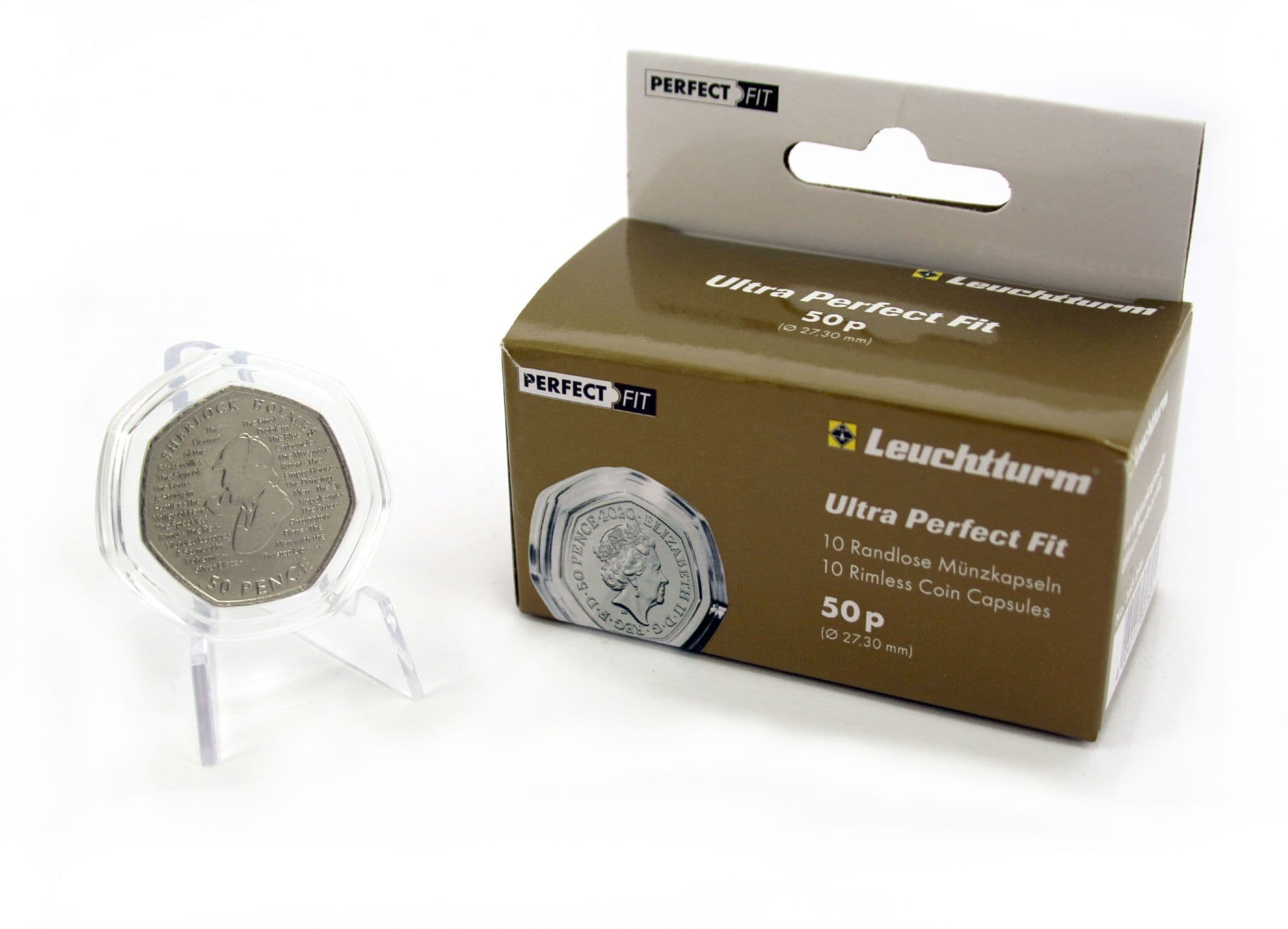 Lighthouse 'Perfect Fit' 50p Coin Capsules