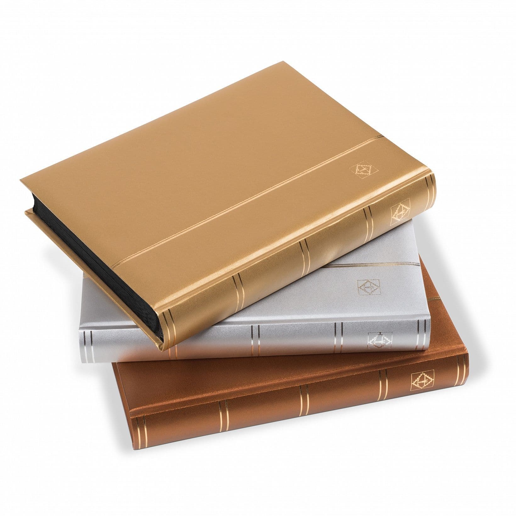 METALLIC Edition Stockbook Comfort, Din A4, 64 Page, Padded Cover