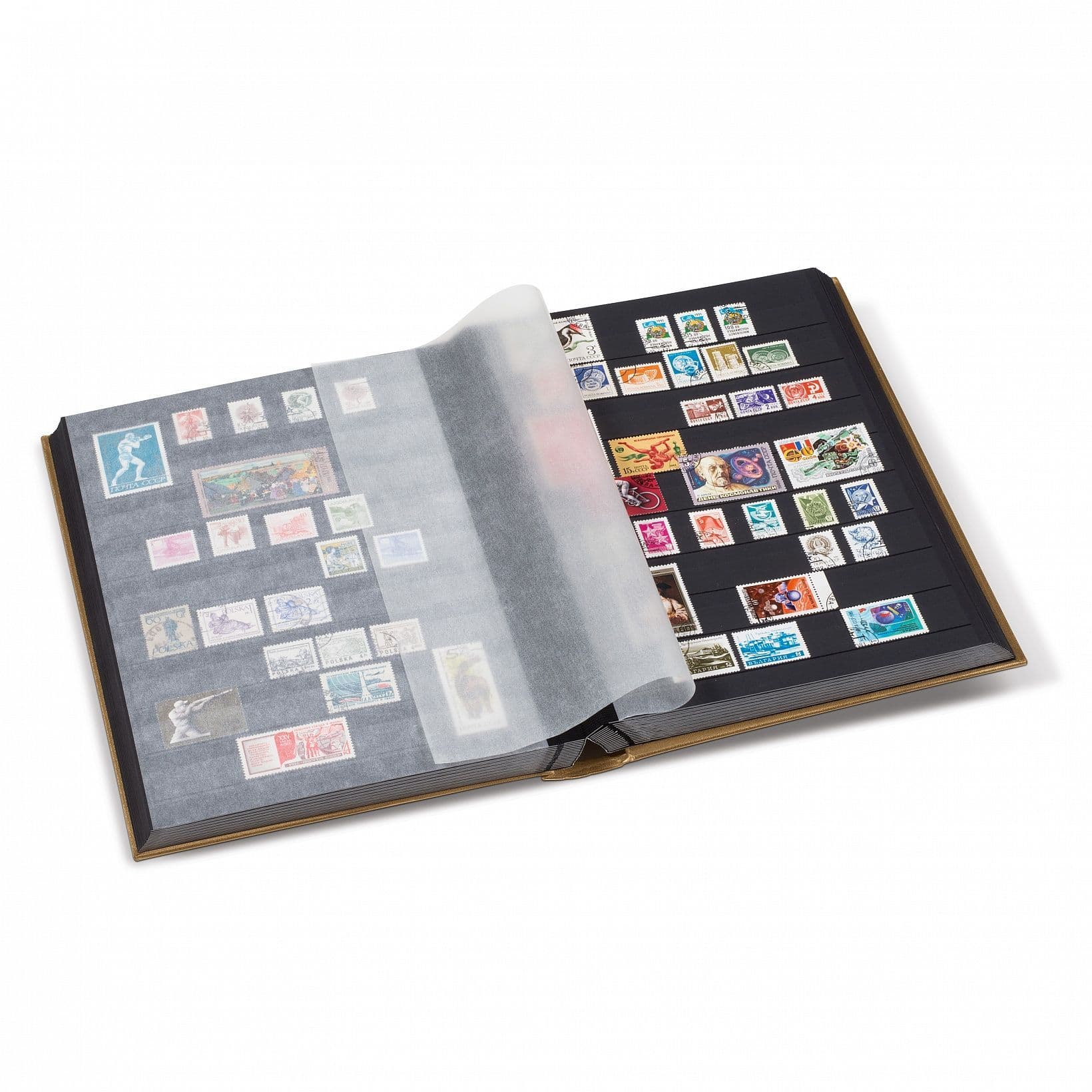 METALLIC Edition Stockbook Comfort, Din A4, 64 Page, Padded Cover