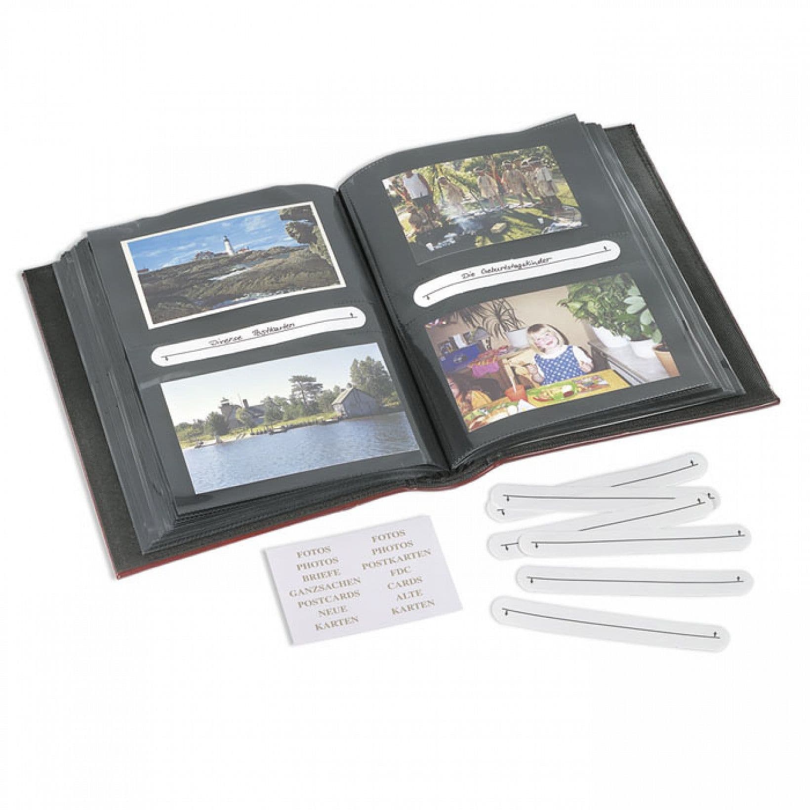 Multipurpose Album For 200 Postcards,letters, Standard Photos Or 100 Panorama Photos