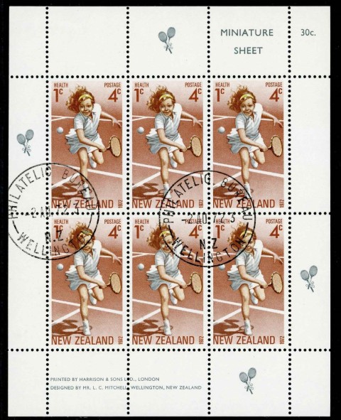 New Zealand 1972 SG.MS989 F/U (2 sheets)