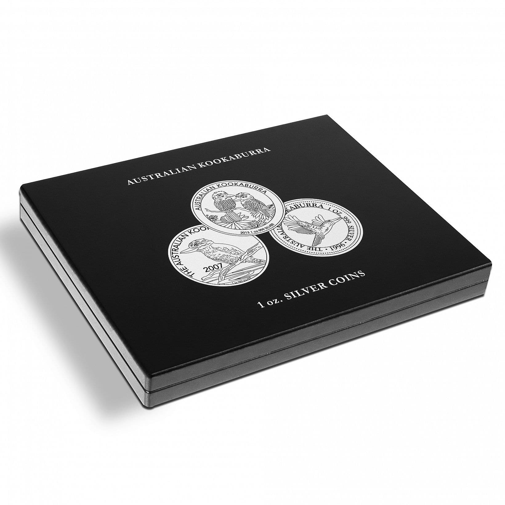 Presentation Case For 20 Kookaburra Silver Coins In Capsules, Black