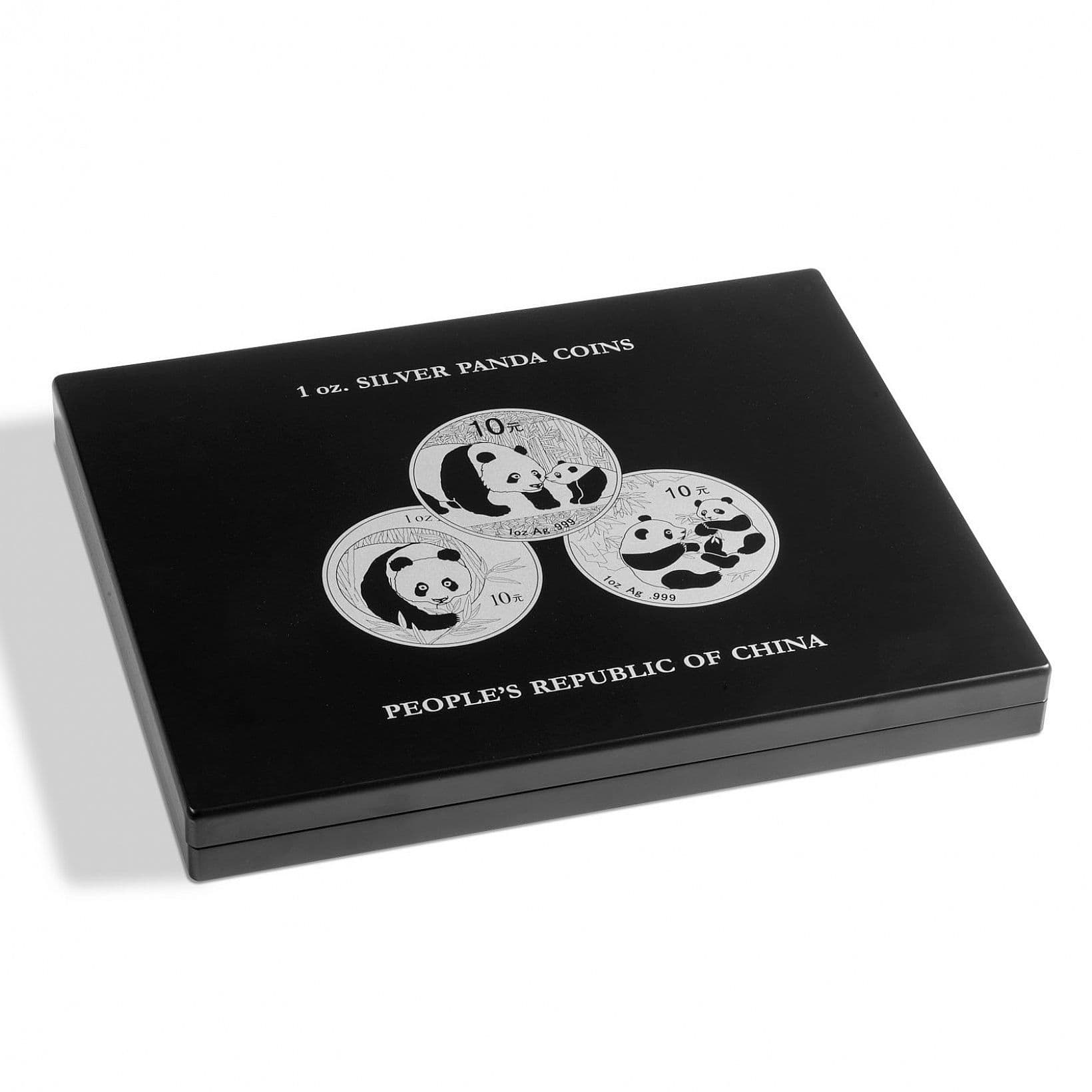 Presentation Case For 20 Panda Silver Coins In Capsules, Black