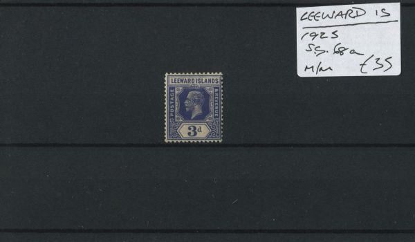 Leeward Is. 1925 SG.68a M/M