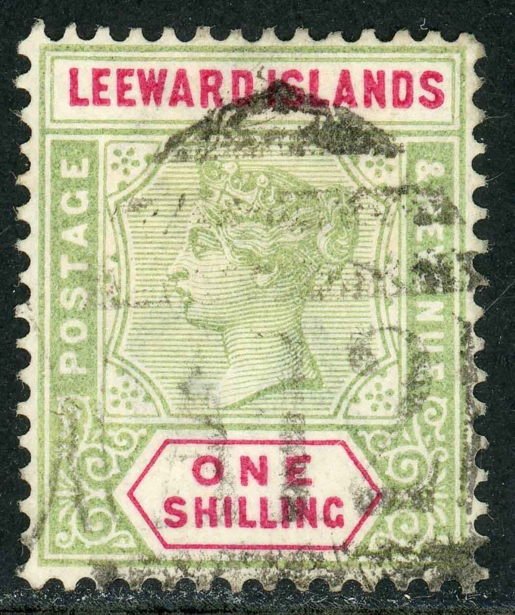 Leeward Islands 1890 SG.7 F/U