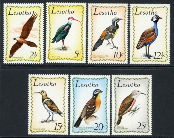 Lesotho 1971 SG.204-210 U/M (1)