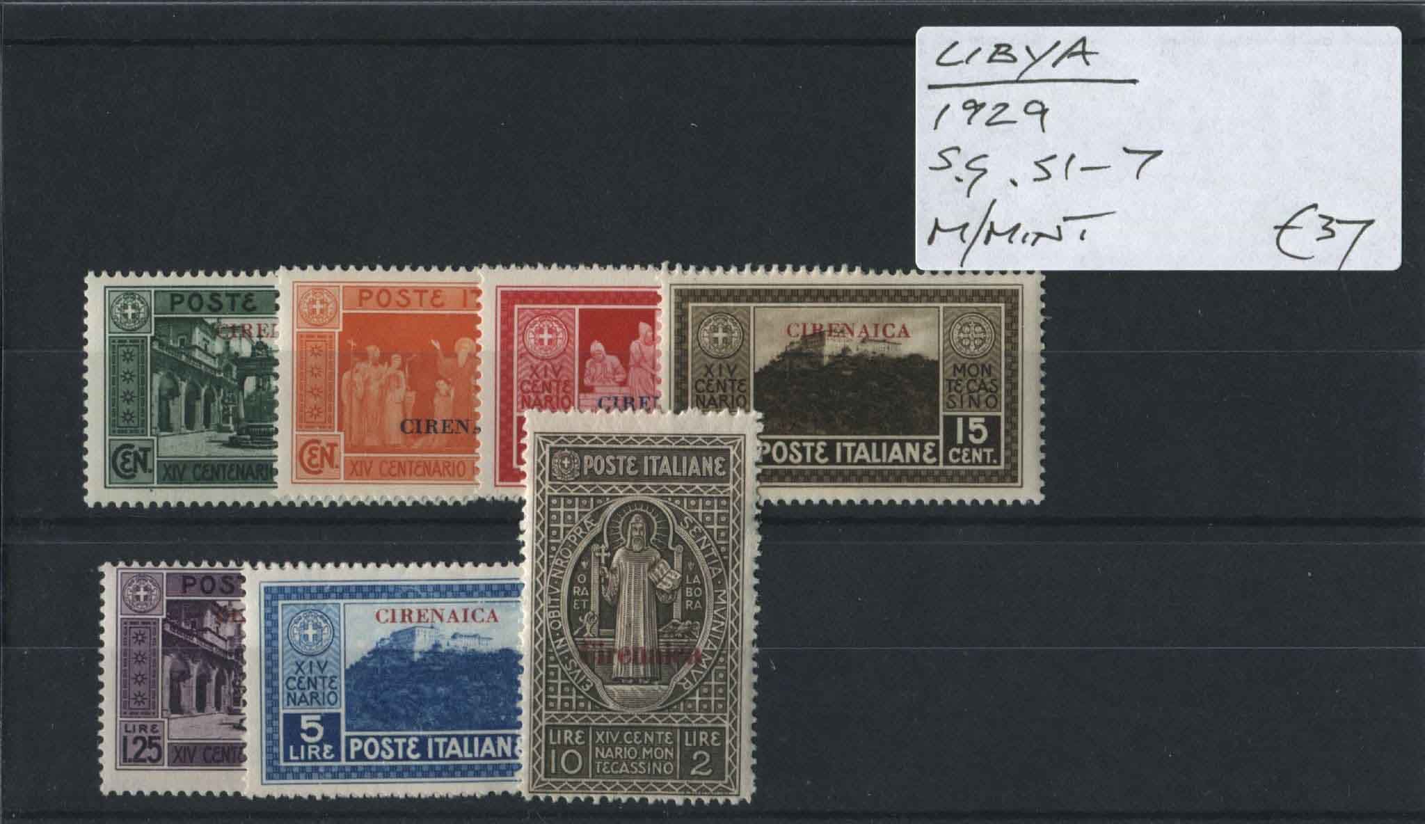 Libya 1929 SG.51-7 M/M