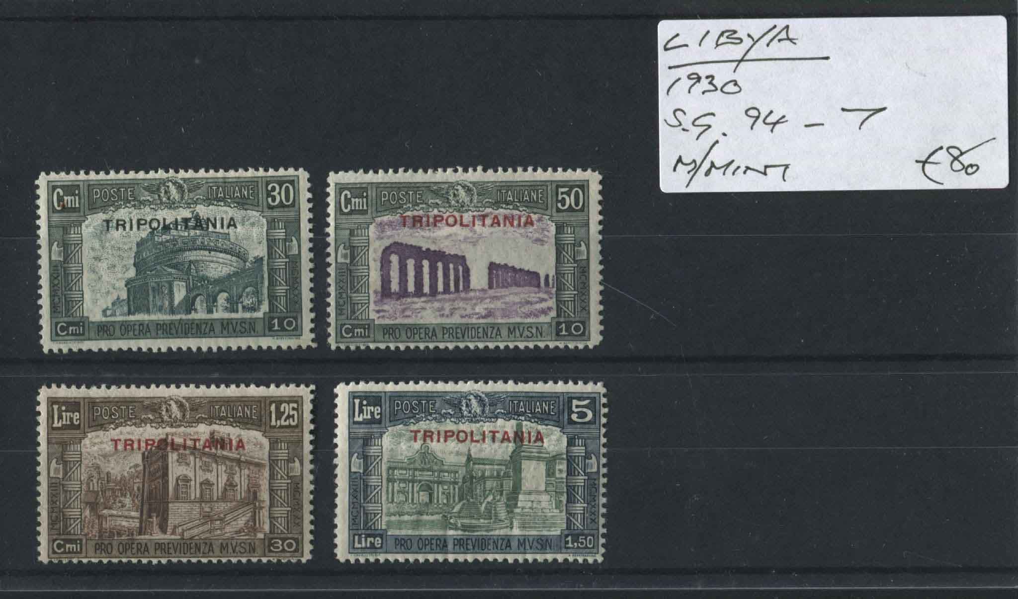 Libya 1930 SG.94-7 M/M