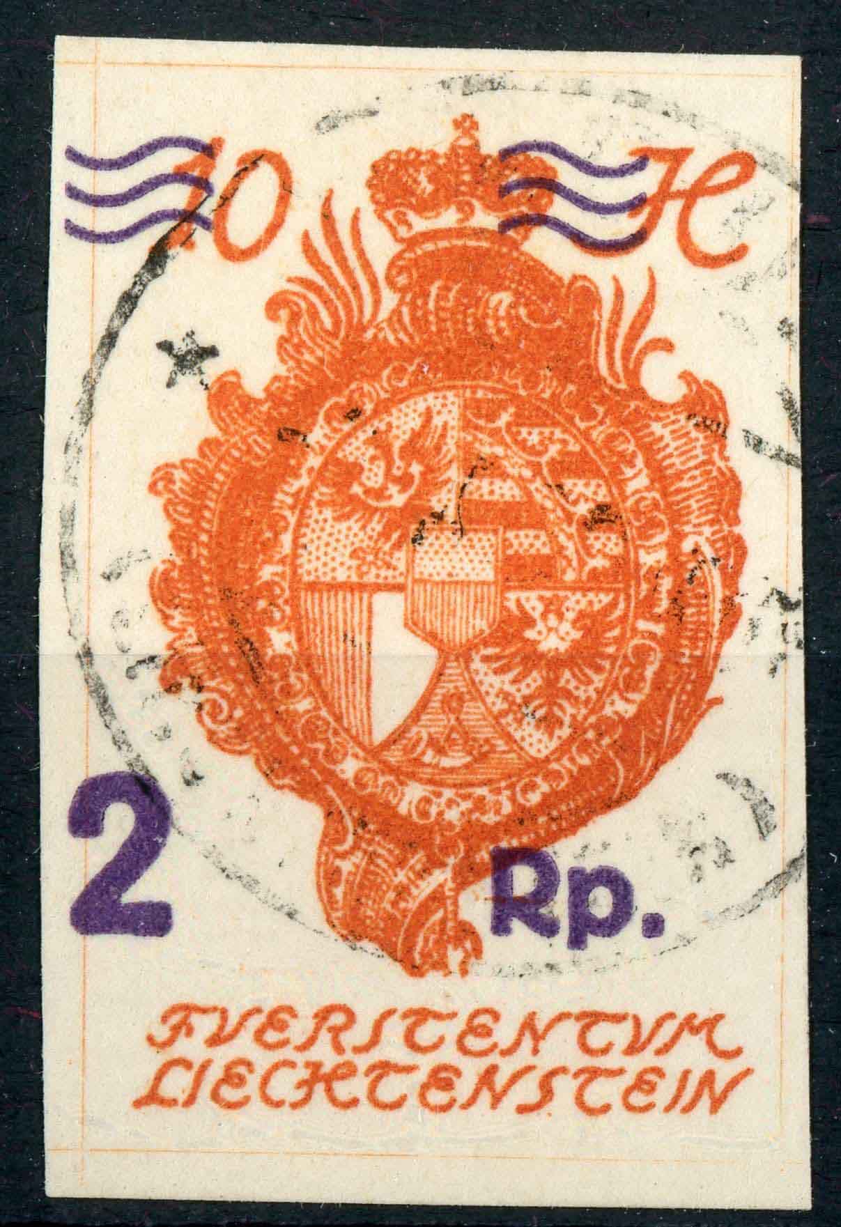 Liechtenstein 1921 SG.46 F/U