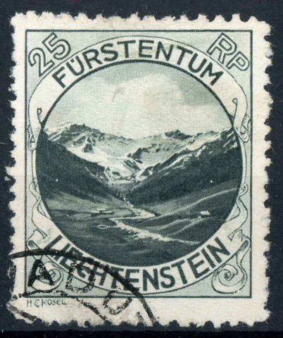 Liechtenstein 1930 SG.100A perf 10 F/U