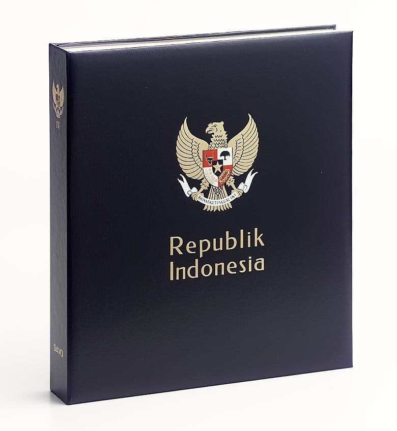 Luxe binder stamp album Indonesia