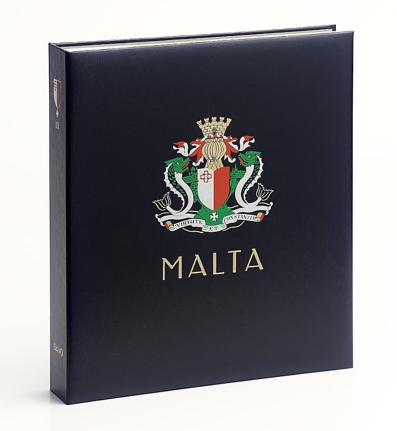 Luxe binder stamp album Malta