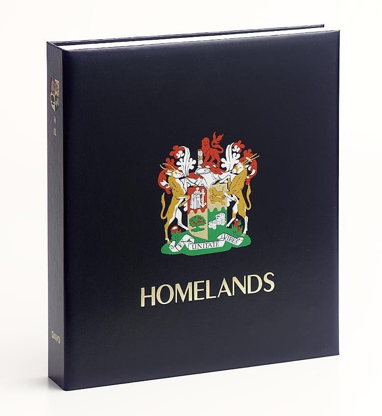 Luxe binder stamp album S. Africa Homeland