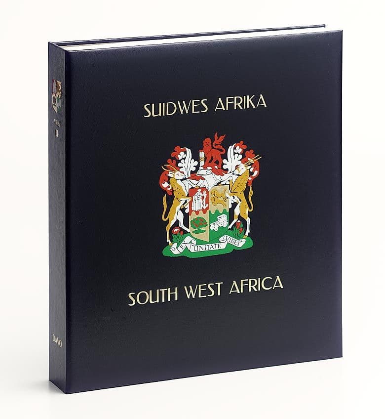 Luxe binder stamp album S.W Africa/Namibia