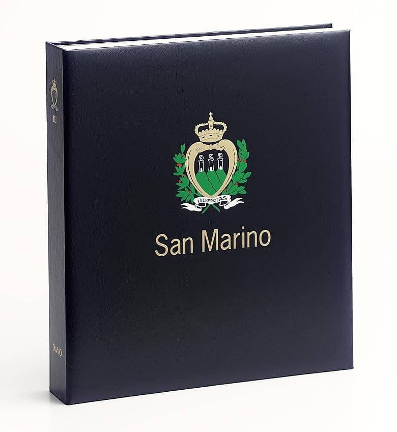 Luxe binder stamp album San Marino