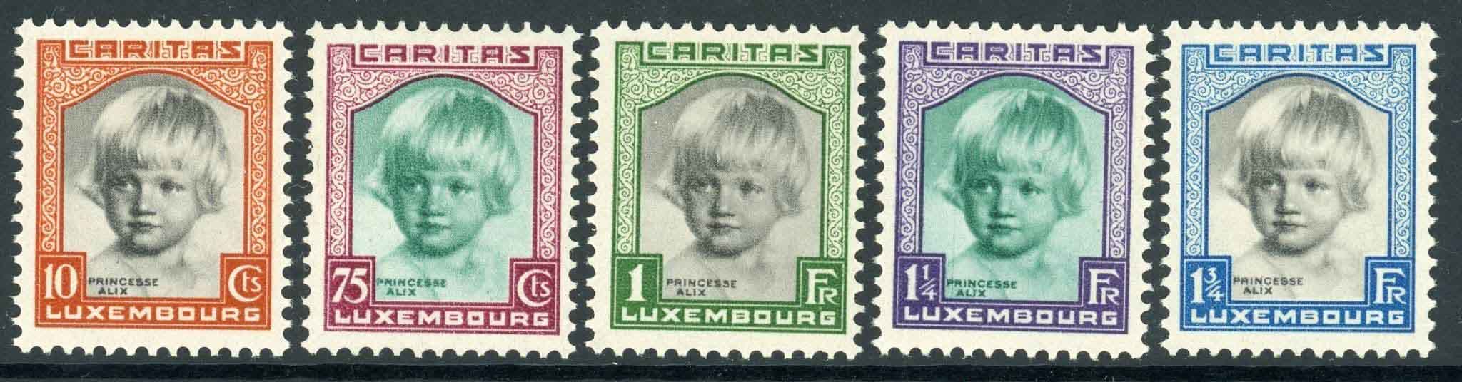 Luxembourg 1931 SG.302-306 M/M (1)