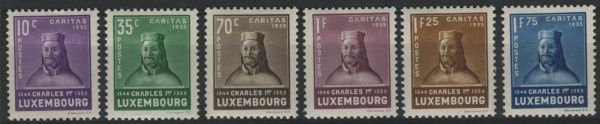 Luxembourg 1935 SG.341-346 M/M