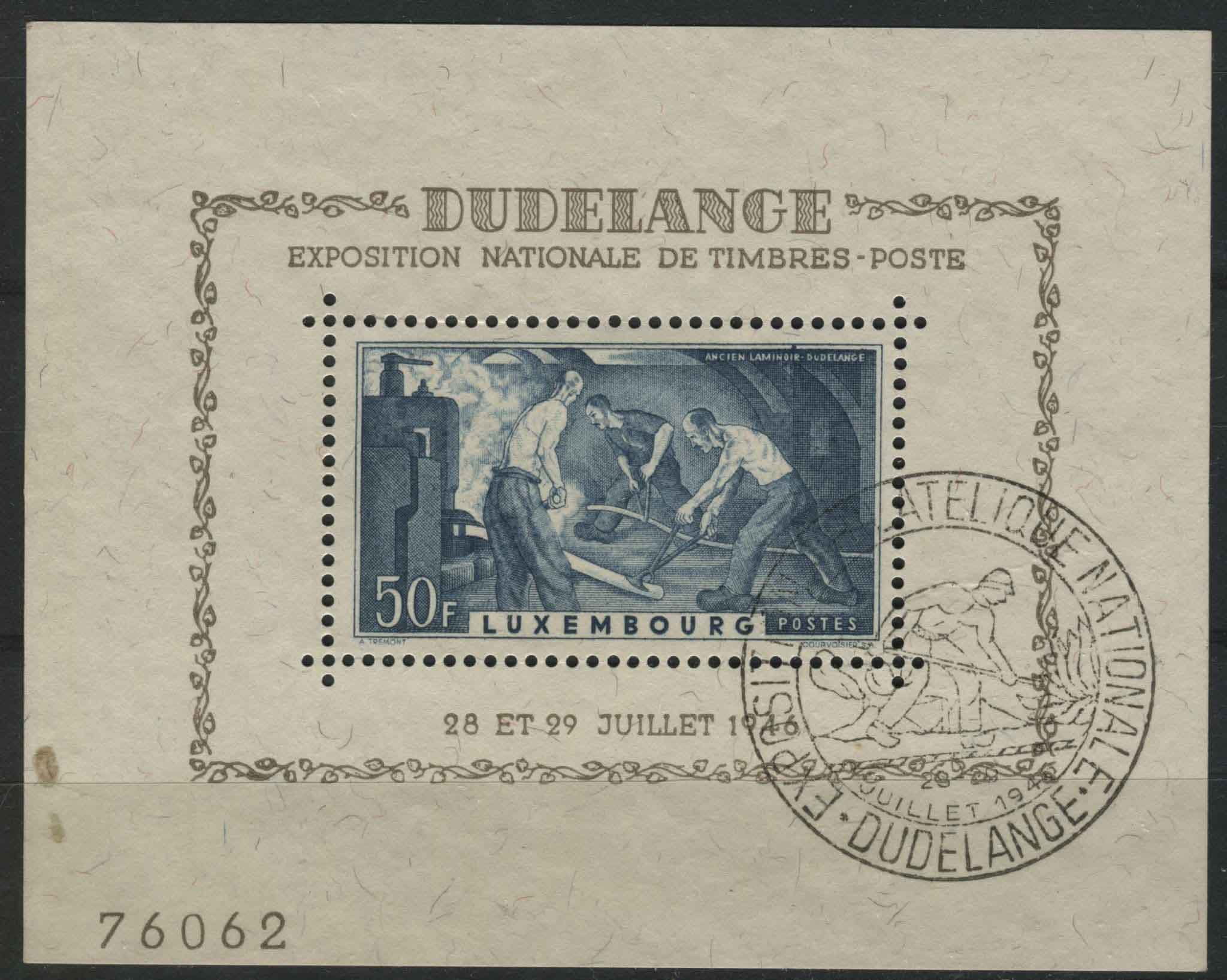 Luxembourg 1946 SG.MS487a F/U