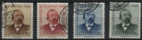 Luxembourg 1948 SG.510-513 F/U