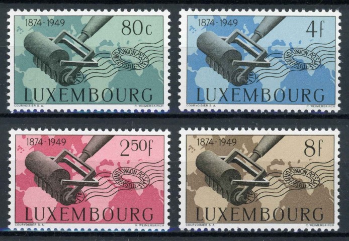 Luxembourg 1949 SG.525-528 U/M