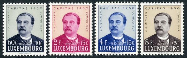 Luxembourg 1950 SG.539-542 U/M