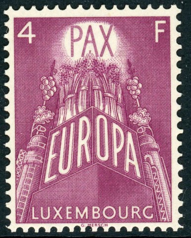 Luxembourg 1957 SG.628 U/M