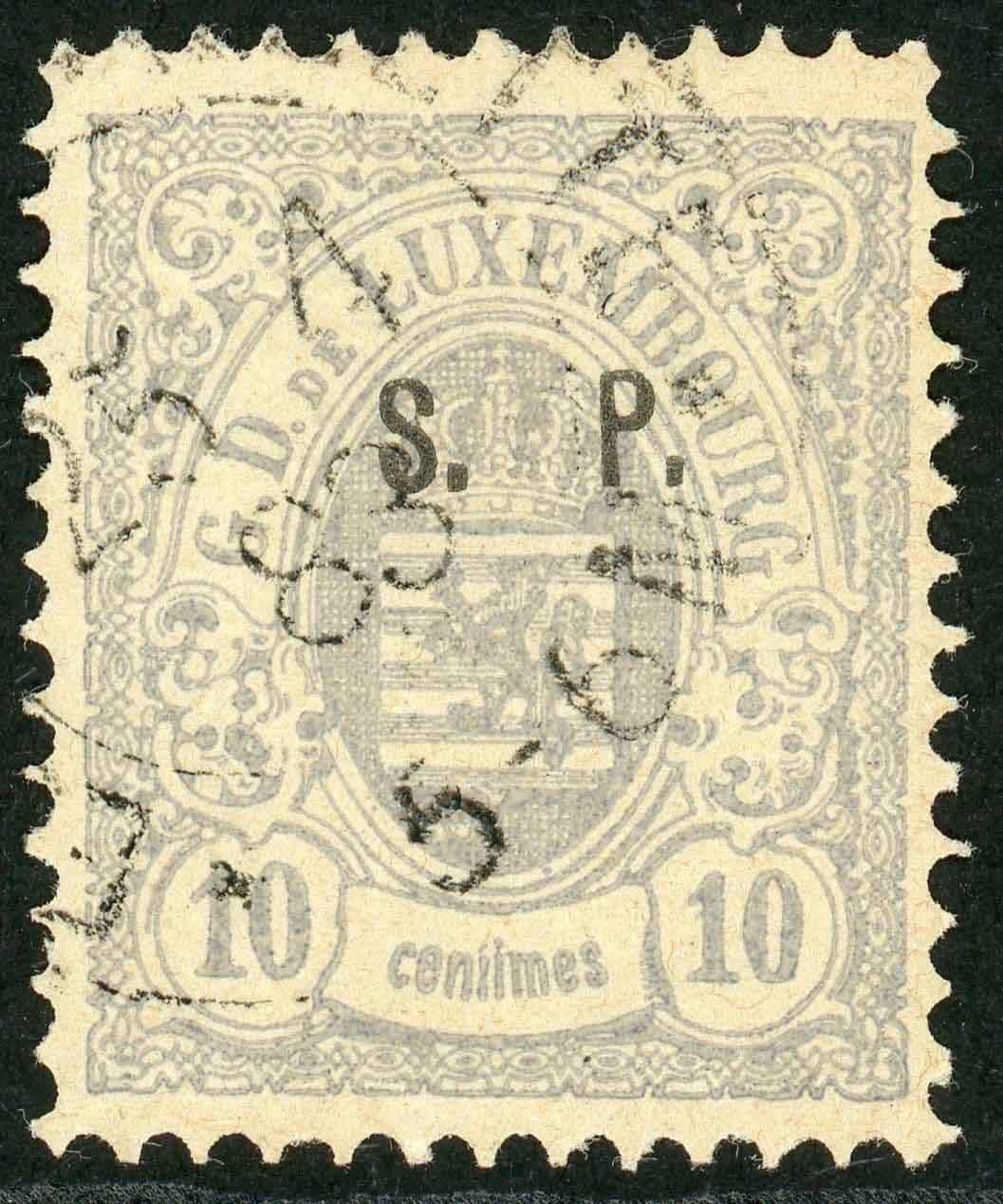 Luxembourg / Official 1891-93 SG.O124a F/U