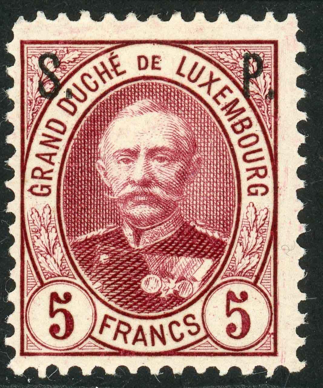 Luxembourg / Official 1893-96 SG.O197 M/M