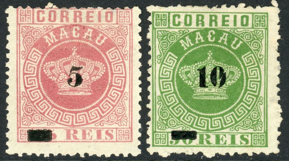 Macao 1885 SG.41-42 M/M