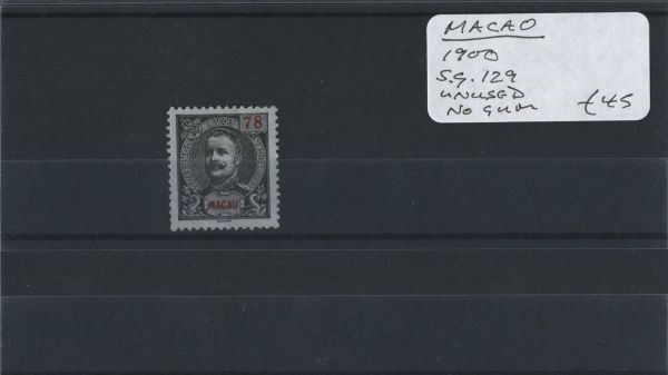 Macao 1900 SG.129 Unused