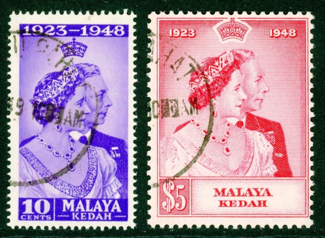 Malalsian States / Kedah 1948 SG.70-71 F/U